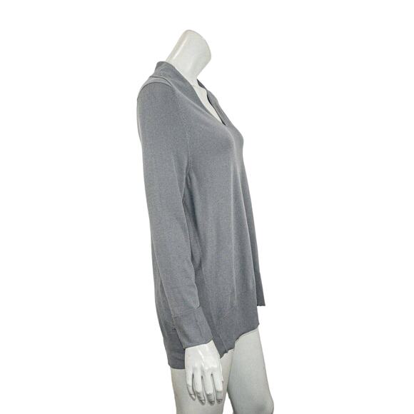 OSKA Women's Vneck Pullover Blouse knit in Gray Size 1 - Picture 4 of 9